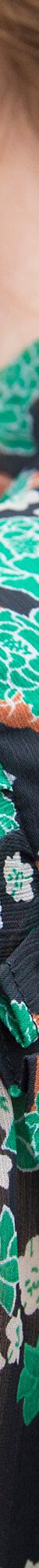 Robe volantée imprimée (noir / vert) Robe volantée imprimée (noir / vert)